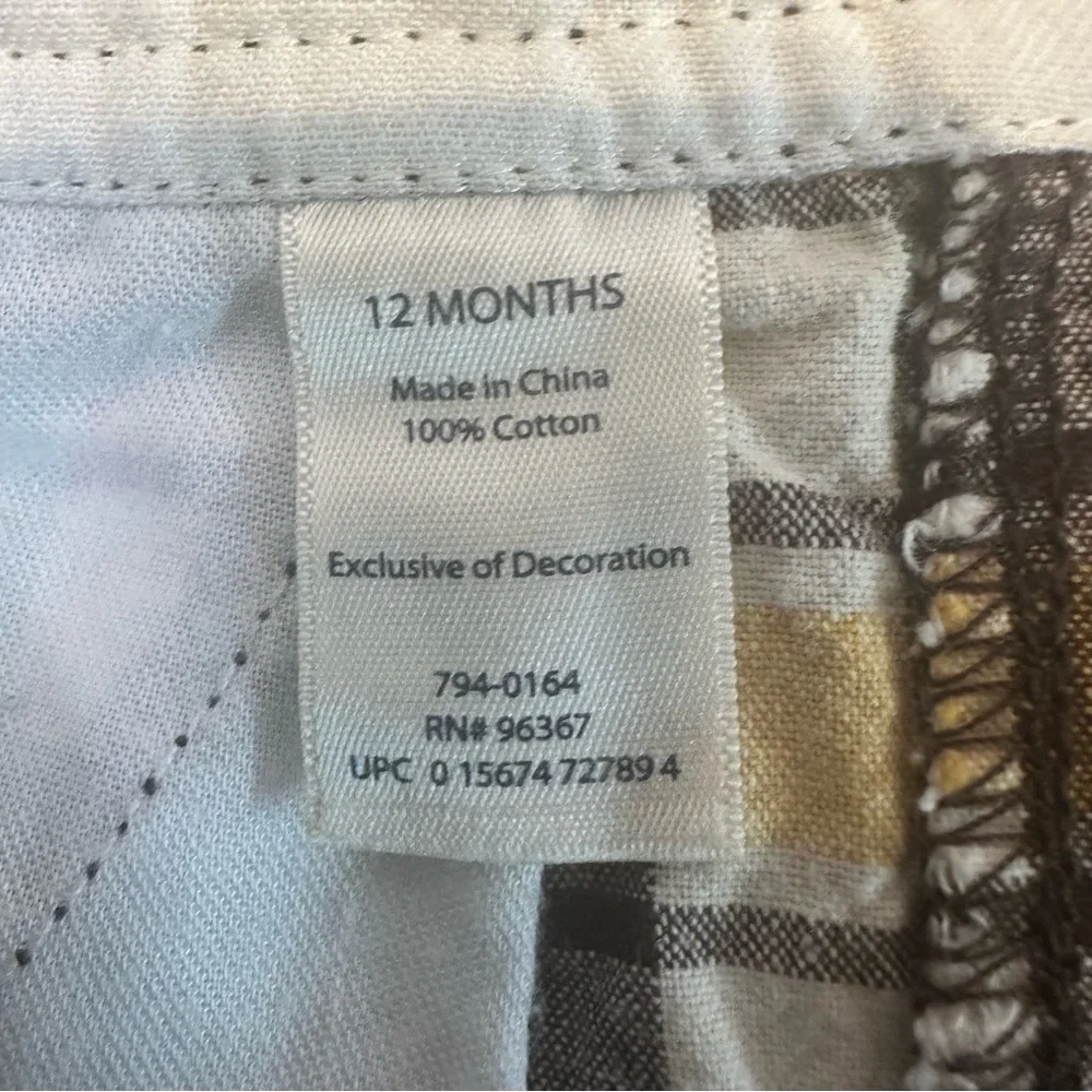 OshKosh B’gosh‎ Plaid Overalls